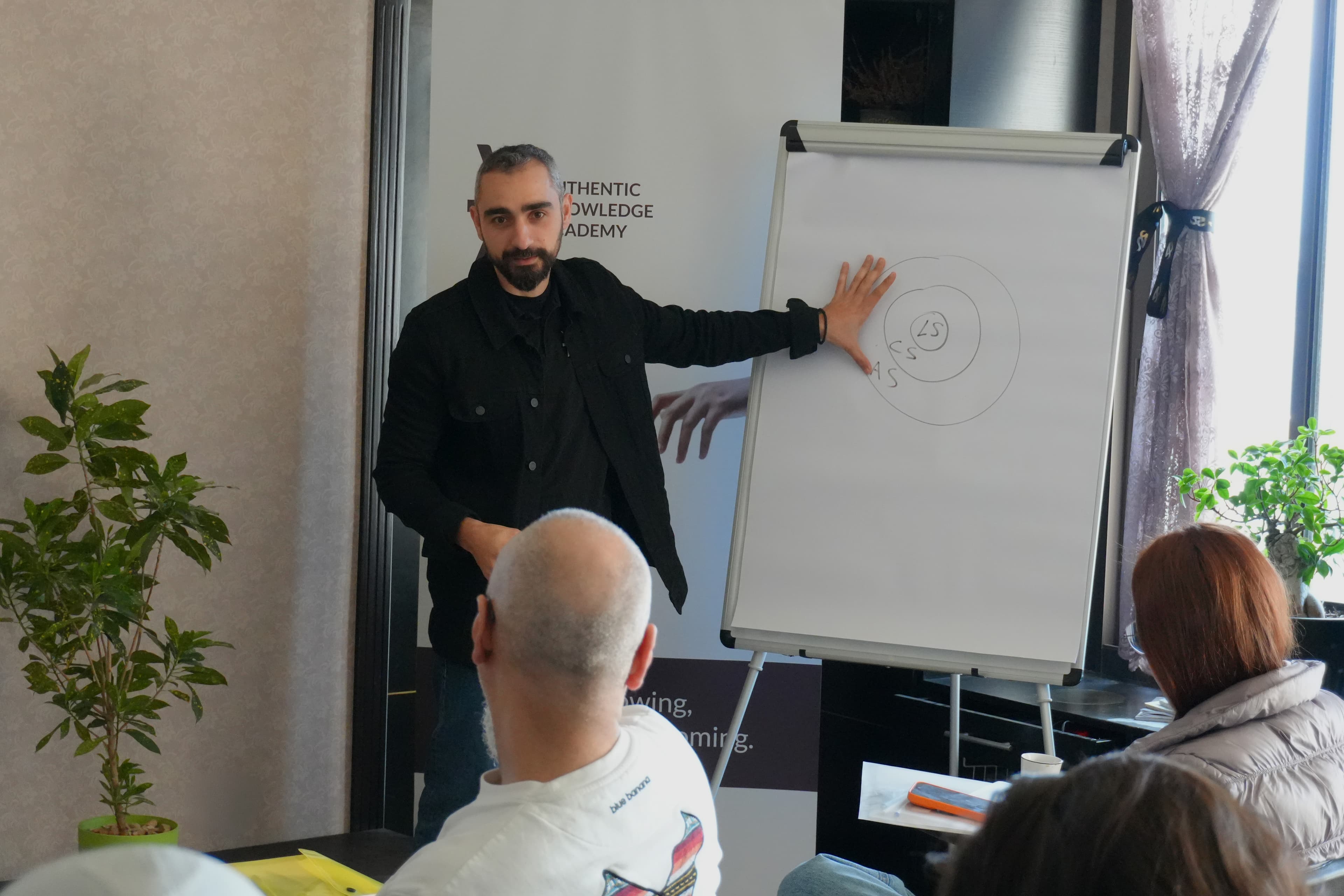 Dr. Daniel Rizk teaching